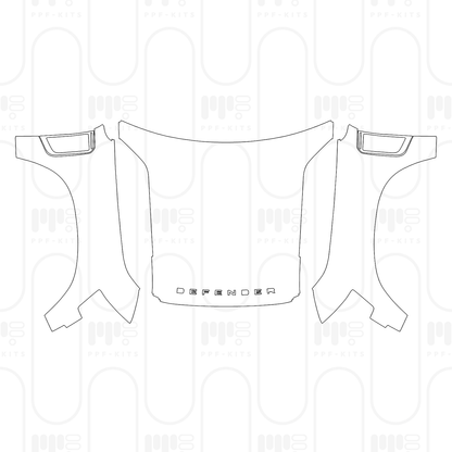 PPF prédécoupé Land Rover Defender 110 V8 2026