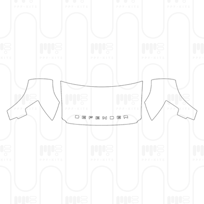 PPF prédécoupé Land Rover Defender 110 V8 2026