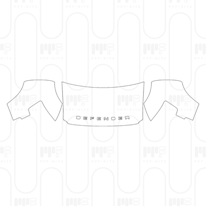 PPF prédécoupé Land Rover Defender 110 V8 2026