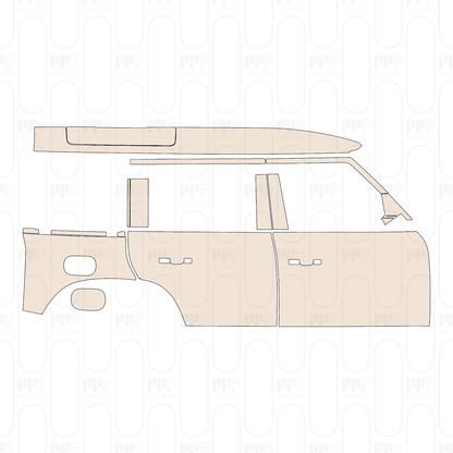 PPF prédécoupé Land Rover Defender 110 X-Dynamic 2025