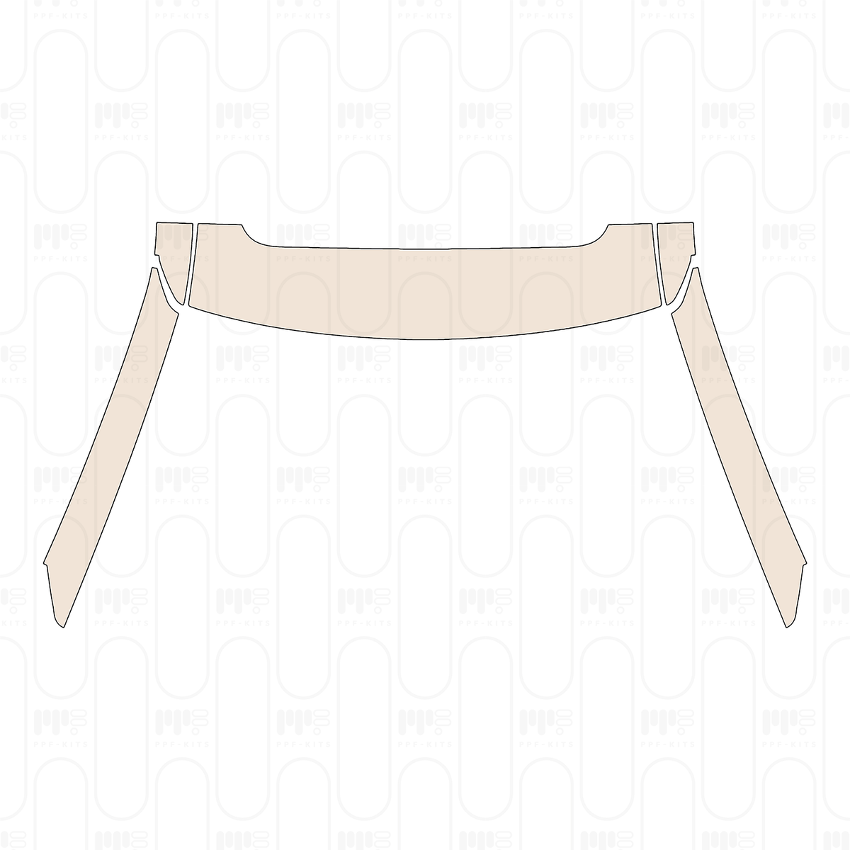 A-Pillar+Roof (front) with panoramic roof
