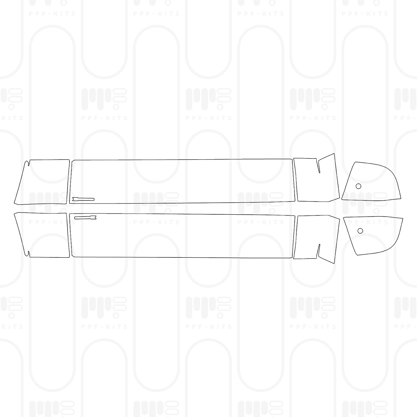 PPF prédécoupé Land Rover Defender 90 X 2025