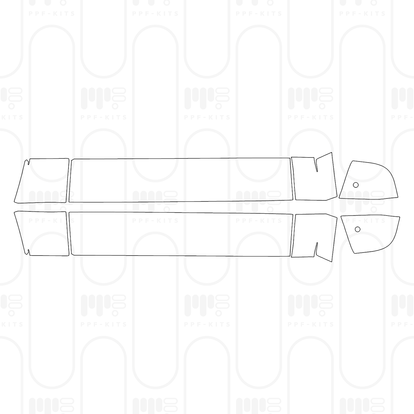 PPF prédécoupé Land Rover Defender 90 Base 2025