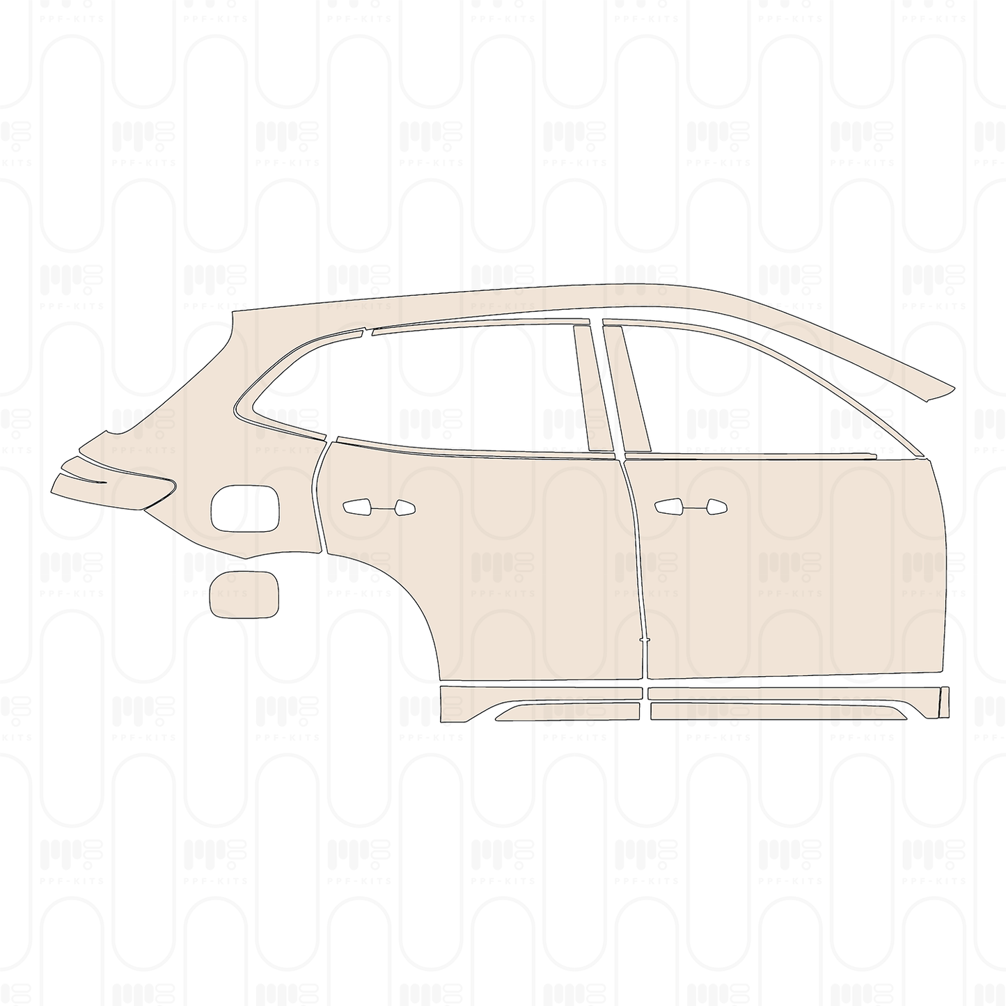 (right) Door+Side Skirt