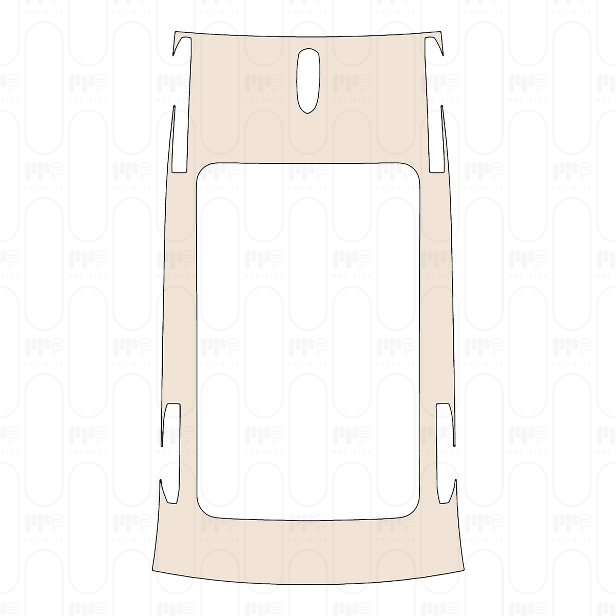 Roof with roof rack