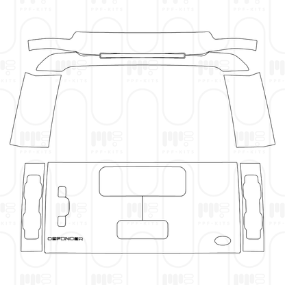 PPF prédécoupé Land Rover Defender 110 Diablo Special Edition (China only) 2025