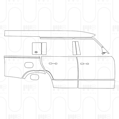 PPF prédécoupé Land Rover Defender 130 base 2025