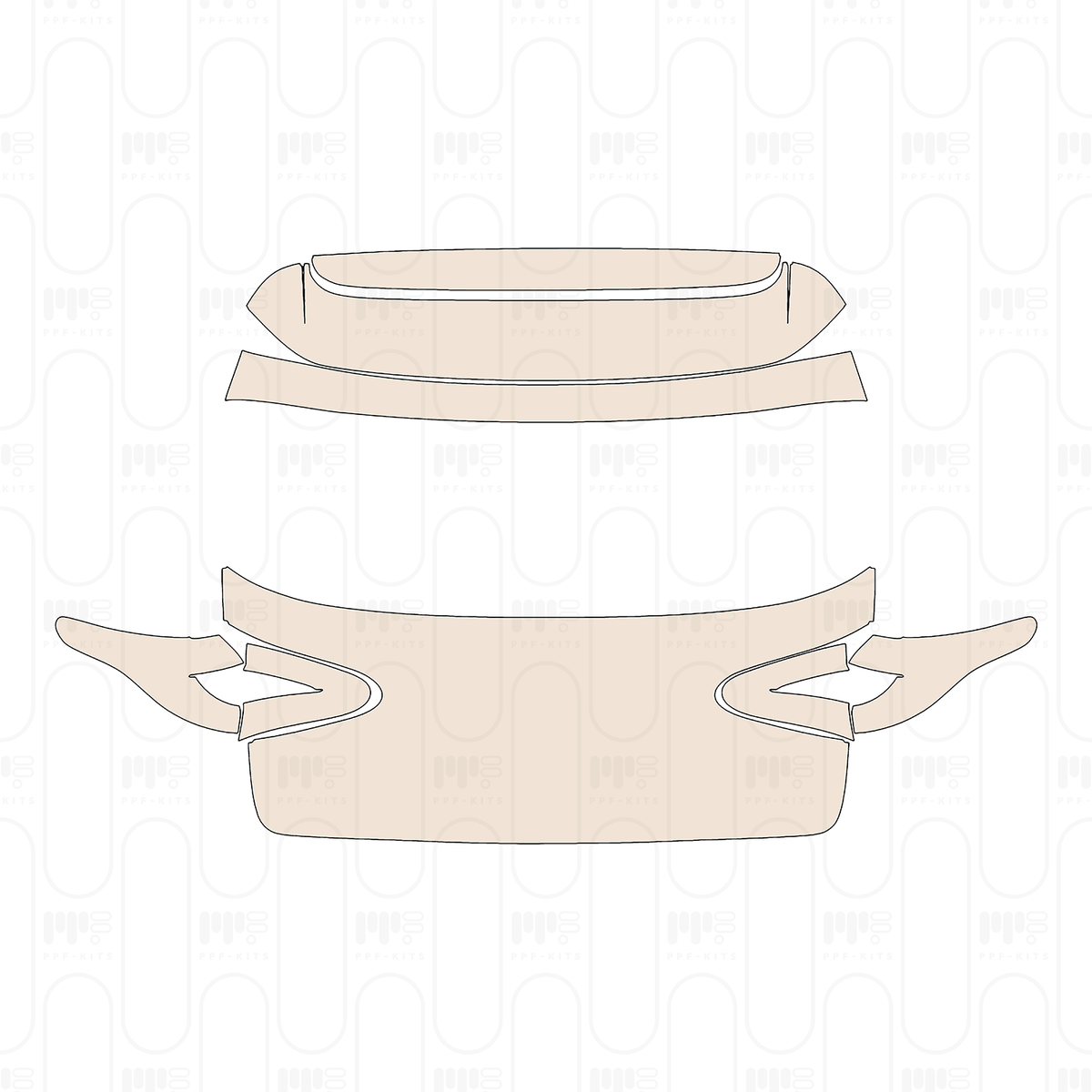 Trunk Lid without Emblem
