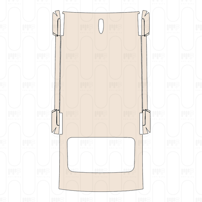 Roof with sunroof