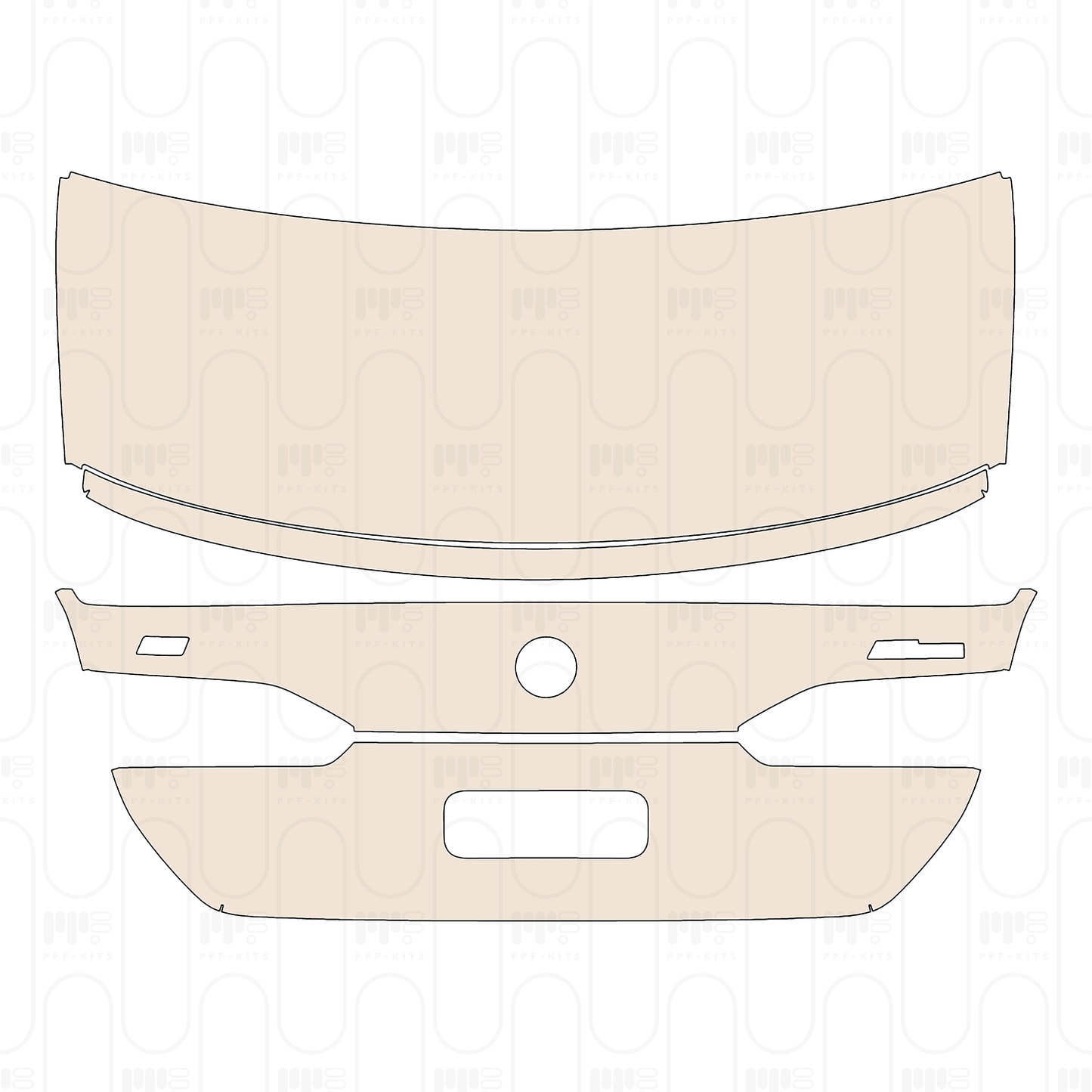 Trunk Lid with Spoiler, with "i5" & "M60i" eEmblems