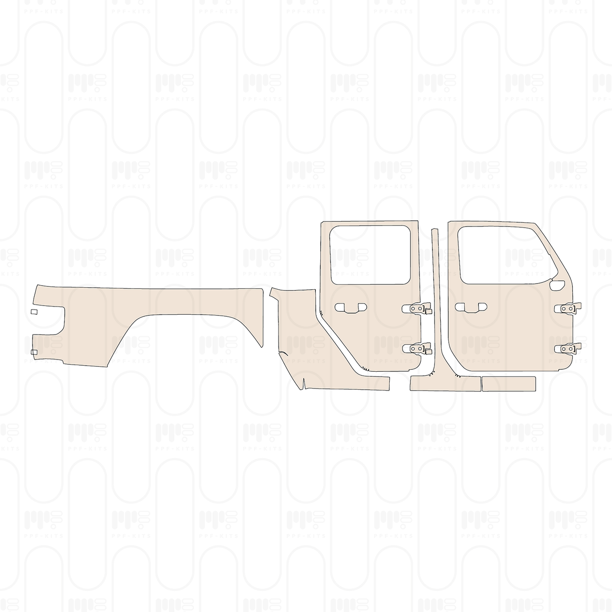 (right)Door+Rear Fender