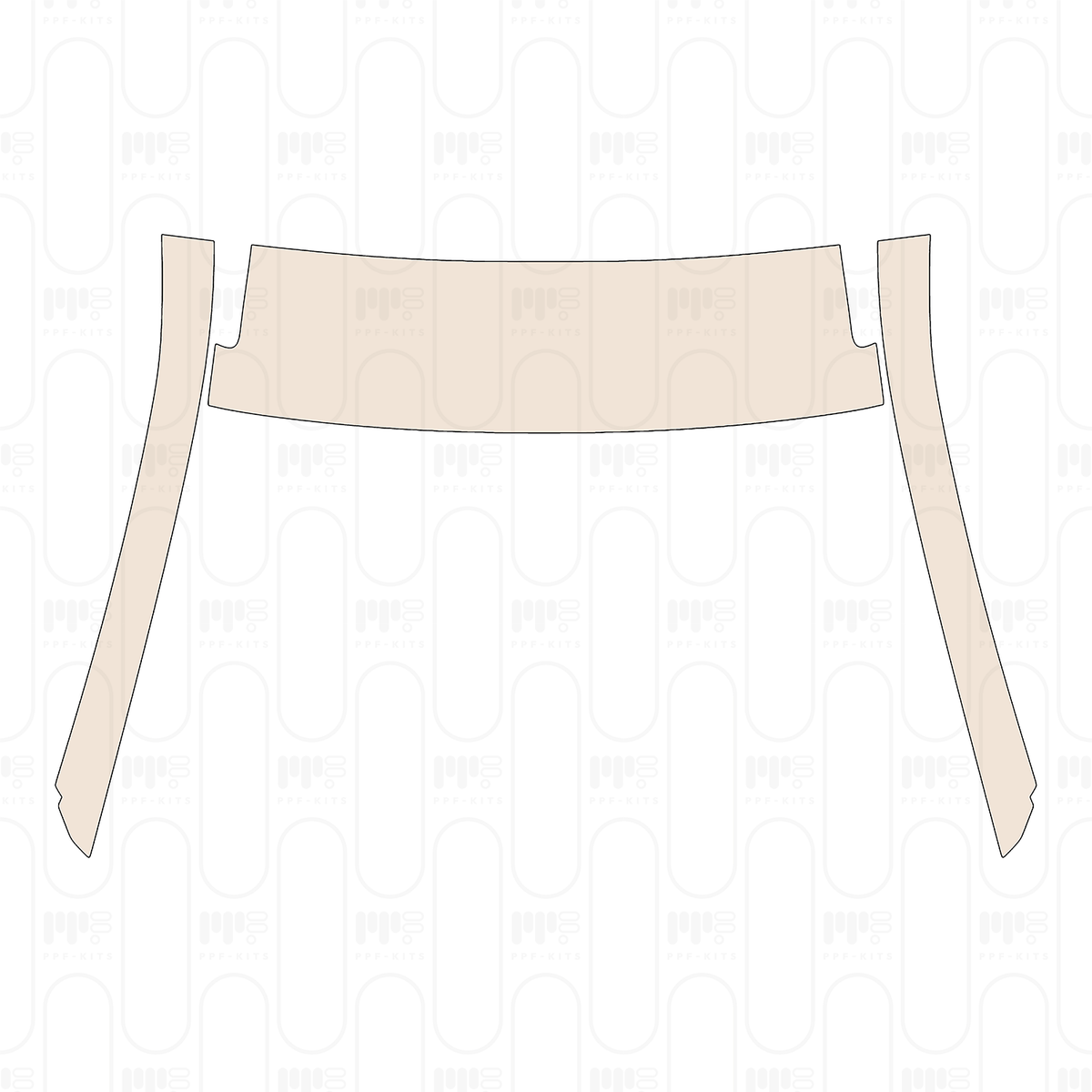 A-Pillar+Roof (front) without sunroof