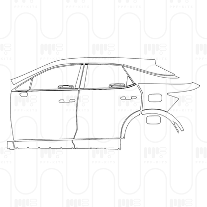PPF prédécoupé Lexus RX (SWB) F-Sport 2026