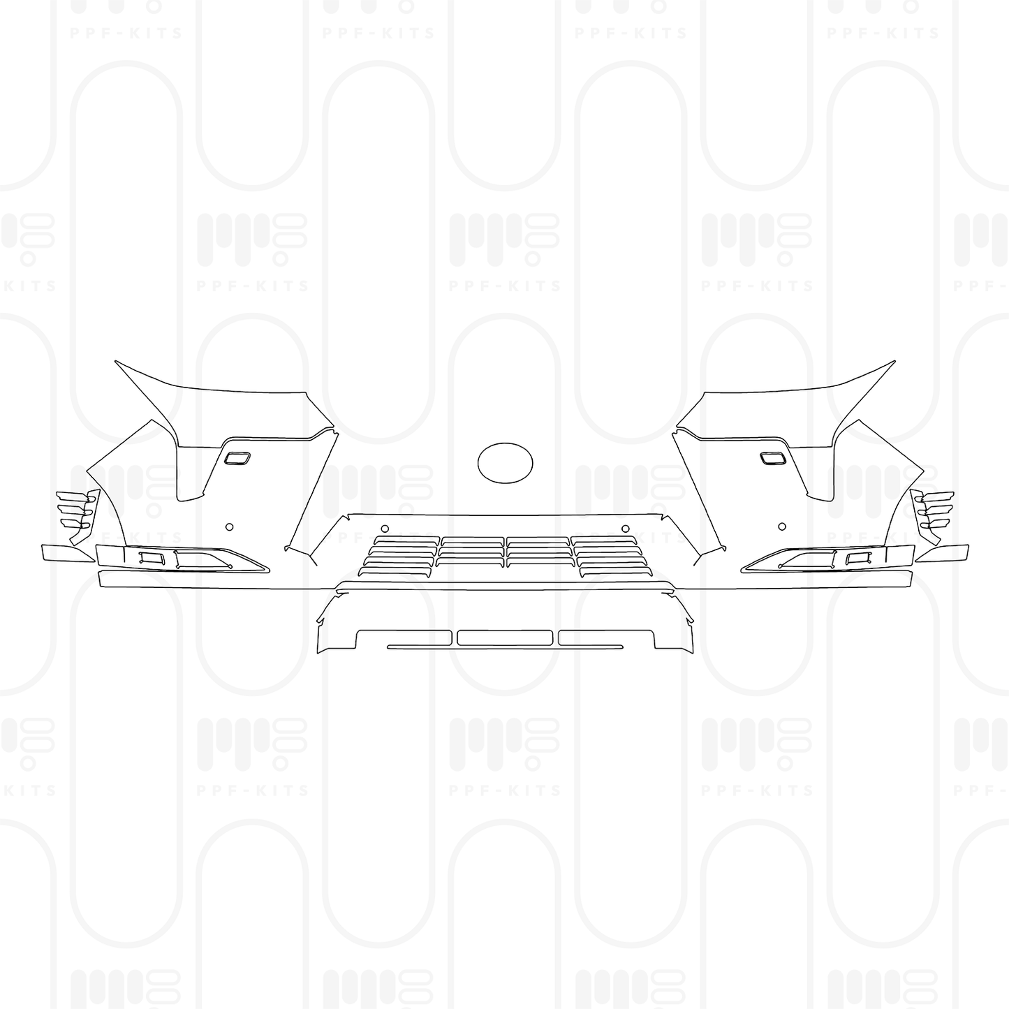 PPF prédécoupé Lexus GX (CN) Overtrail 2025