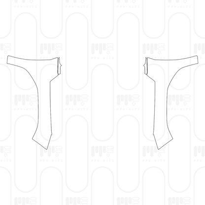 PPF prédécoupé Lexus GX (CN) Overtrail 2025