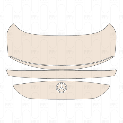 Trunk Lid with Spoiler, without Emblem