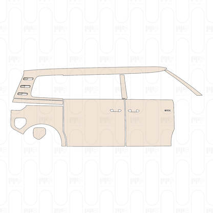 (right) Door+Rear Fender+Side Skirt with "GTX" Emblem on front door