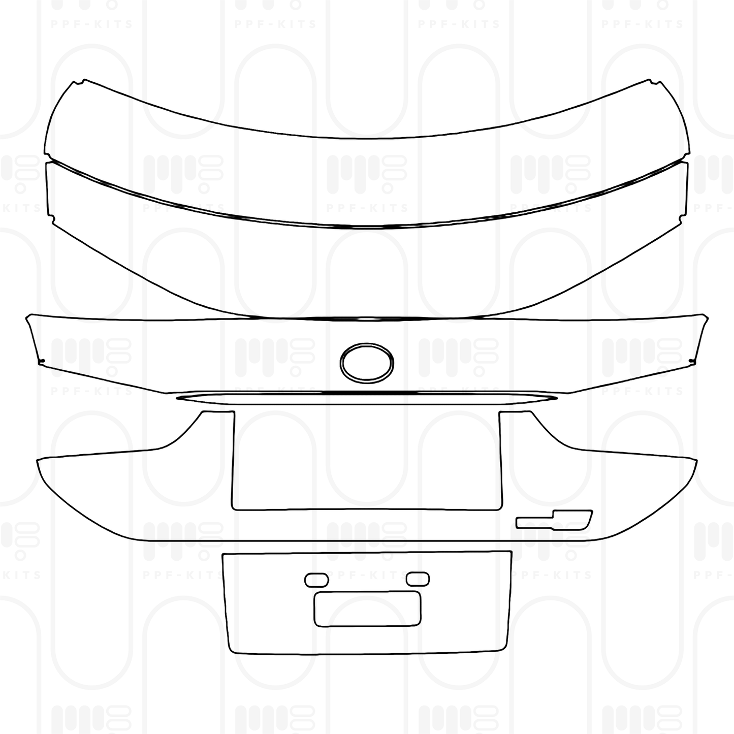 PPF prédécoupé Lexus RCF 2025