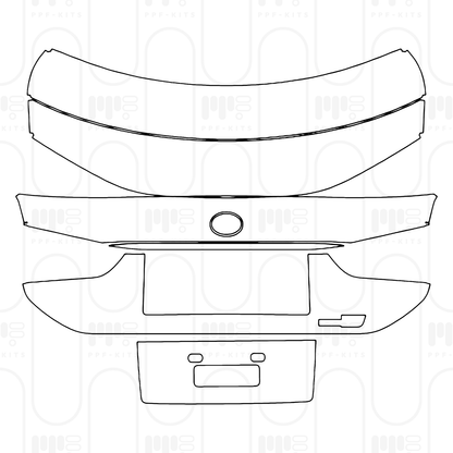 PPF prédécoupé Lexus RCF 2025