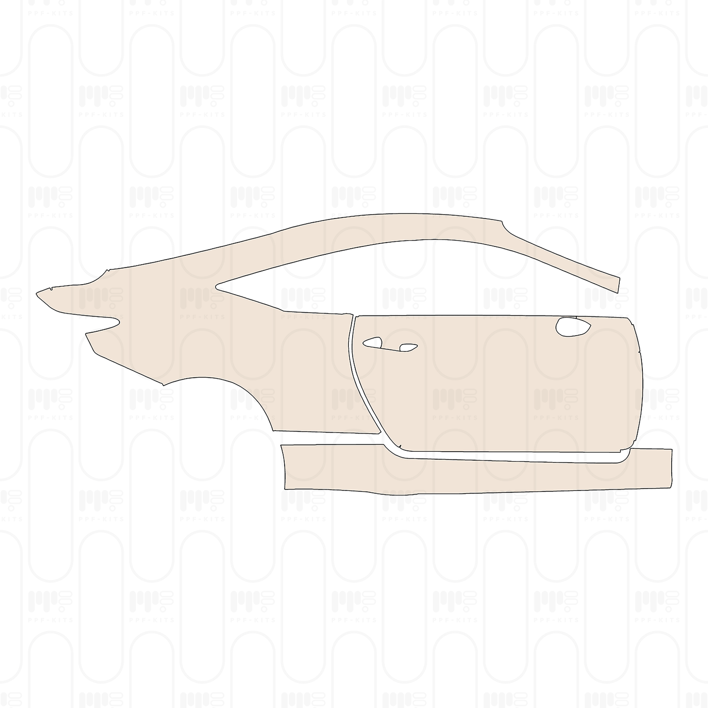 PPF prédécoupé Lexus RC Base 2025