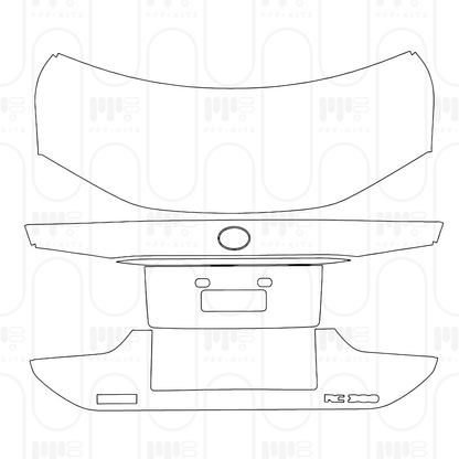 PPF prédécoupé Lexus RC Base 2025