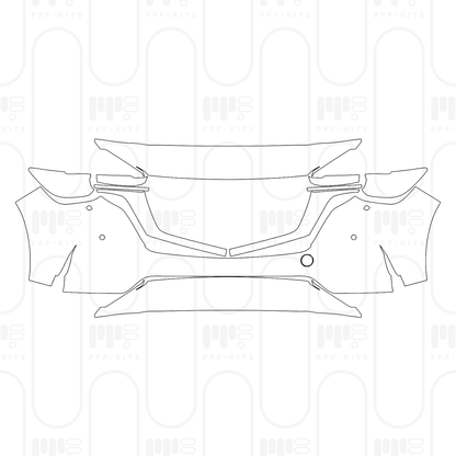 PPF prédécoupé Mazda CX-60 (EU) Exclusive-Line 2026