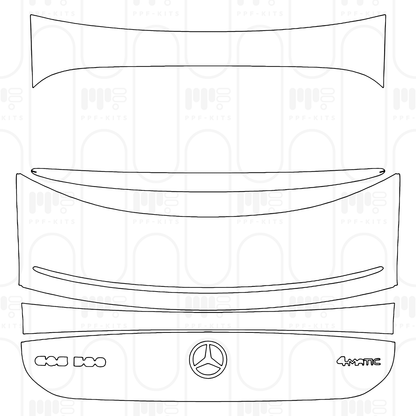 PPF prédécoupé Mercedes-Benz EQS Base 2025