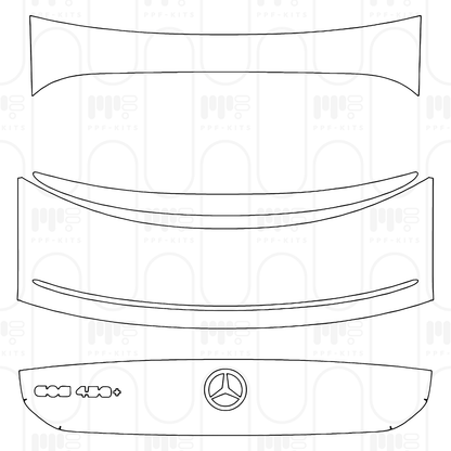 PPF prédécoupé Mercedes-Benz EQS Base 2025