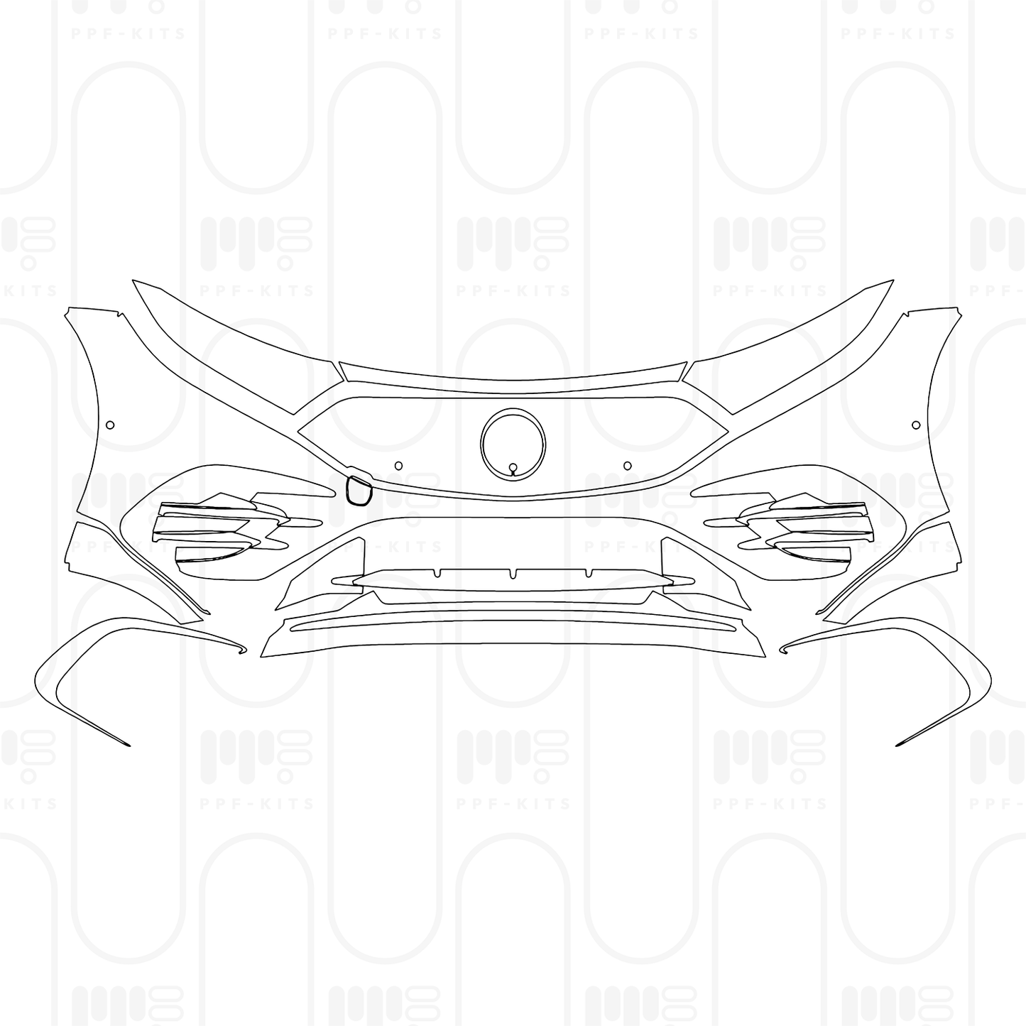 PPF prédécoupé Mercedes-Benz EQS AMG Line 2026