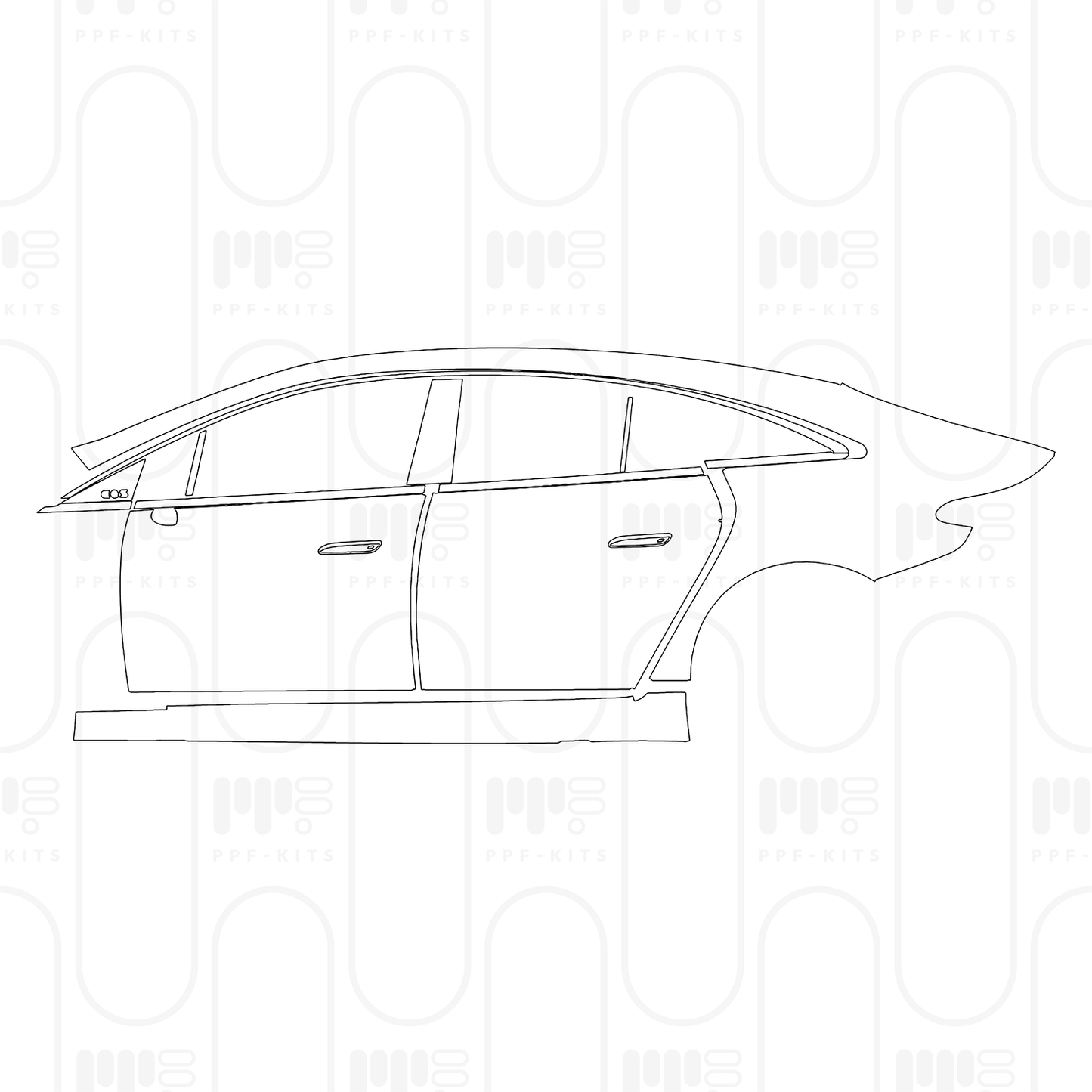 PPF prédécoupé Mercedes-Benz EQS AMG Line 2026