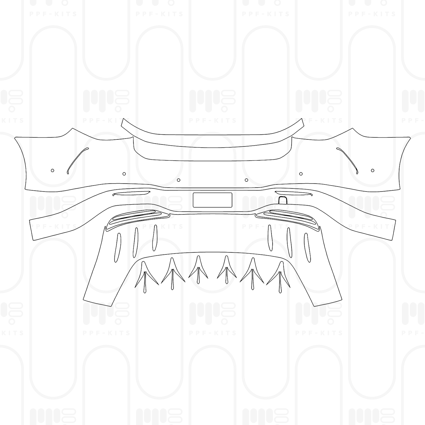 PPF prédécoupé Mercedes-Benz EQS AMG Line 2026
