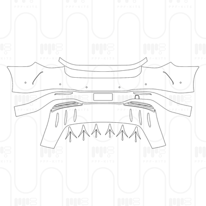 PPF prédécoupé Mercedes-Benz EQS AMG Line 2026