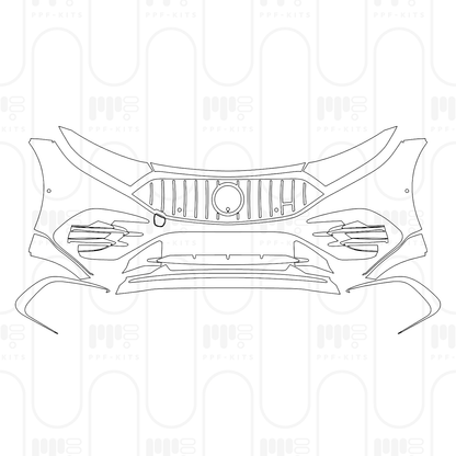 PPF prédécoupé Mercedes-Benz EQS AMG 53 2025