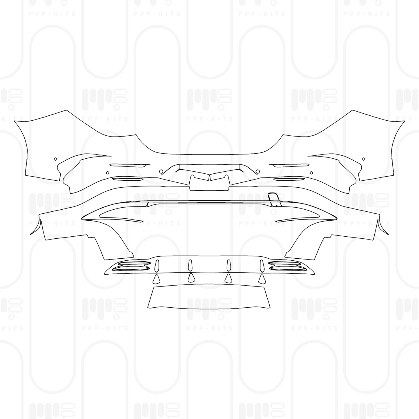 PPF prédécoupé Mercedes-Benz CLA Sedan AMG Line with EQ Technology 2025