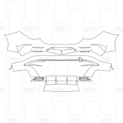 PPF prédécoupé Mercedes-Benz CLA EV (CN) AMG Line 2026
