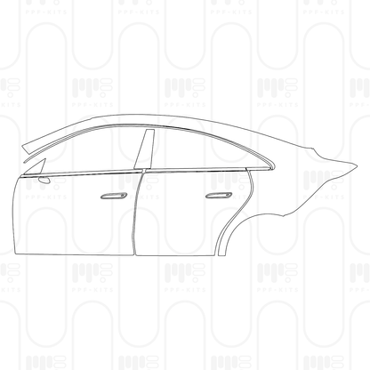 PPF prédécoupé Mercedes-Benz CLA Sedan Sport 2025