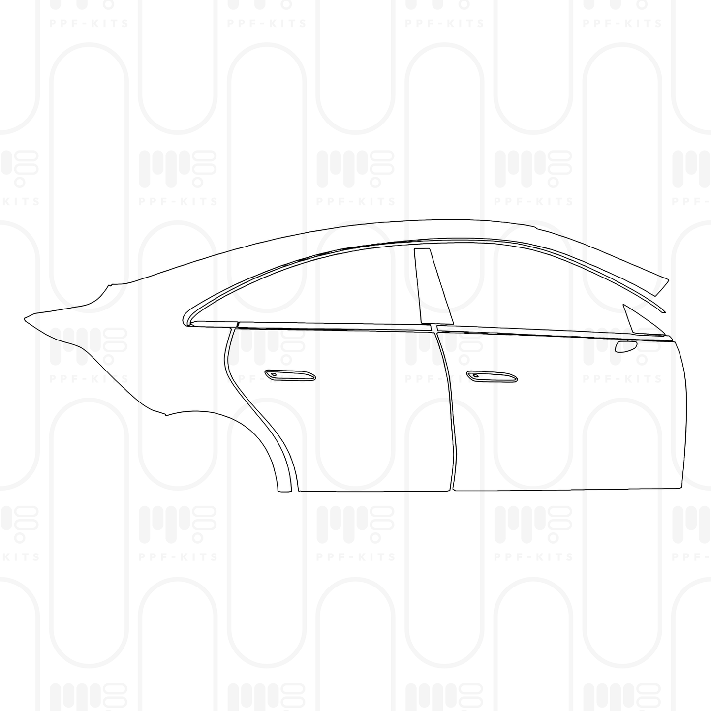 PPF prédécoupé Mercedes-Benz CLA Sedan Sport 2025