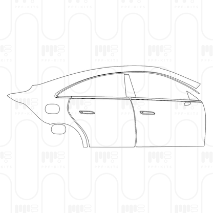 PPF prédécoupé Mercedes-Benz CLA Sedan Sport with EQ technology 2025
