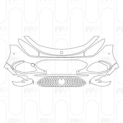 PPF prédécoupé Mercedes-Benz CLA EV (CN) AMG Line 2026