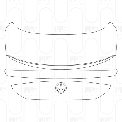 PPF prédécoupé Mercedes-Benz CLA EV (CN) Base 2025