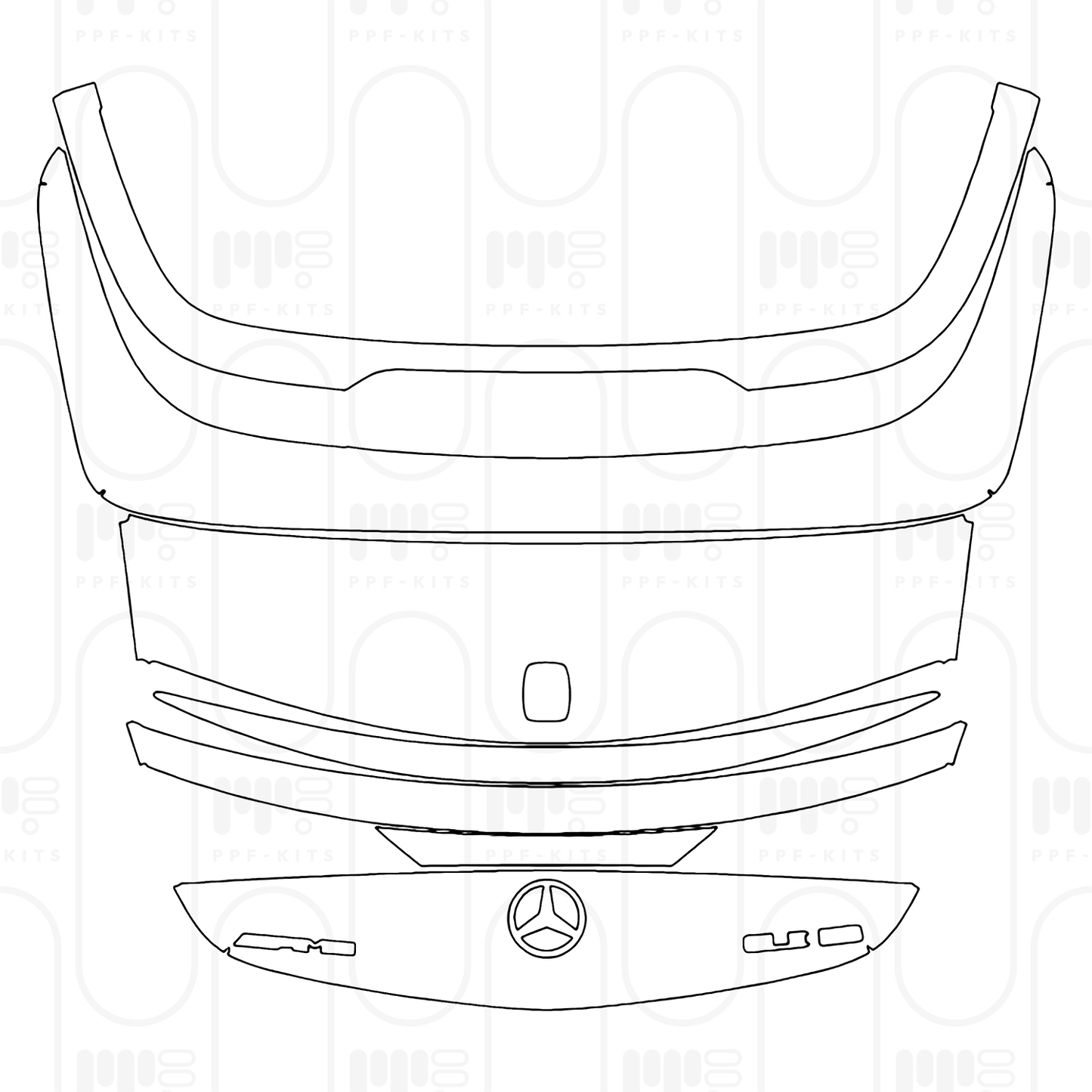 PPF prédécoupé Mercedes-Benz CLE Cabriolet AMG CLE 53 2025