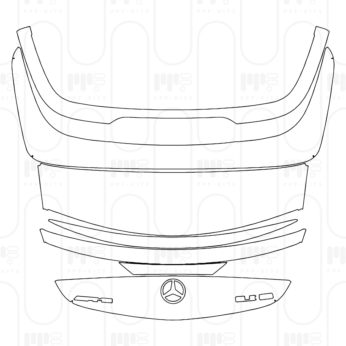 PPF prédécoupé Mercedes-Benz CLE Cabriolet AMG CLE 53 2025
