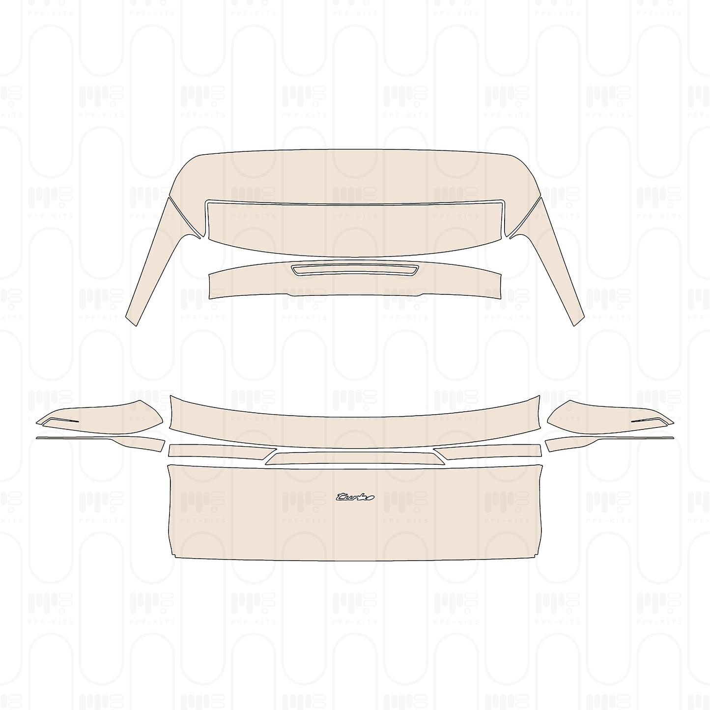 Trunk Lid with "turbo" Emblem