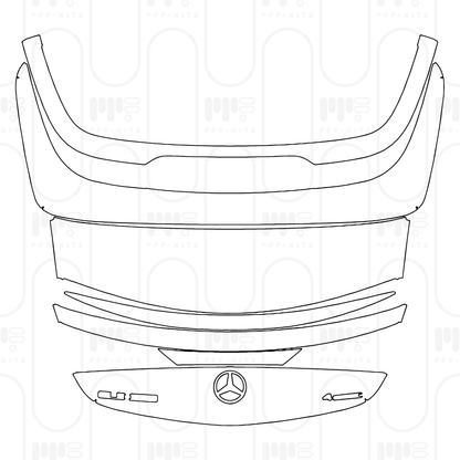 PPF prédécoupé Mercedes-Benz CLE Cabriolet AMG Line 2025