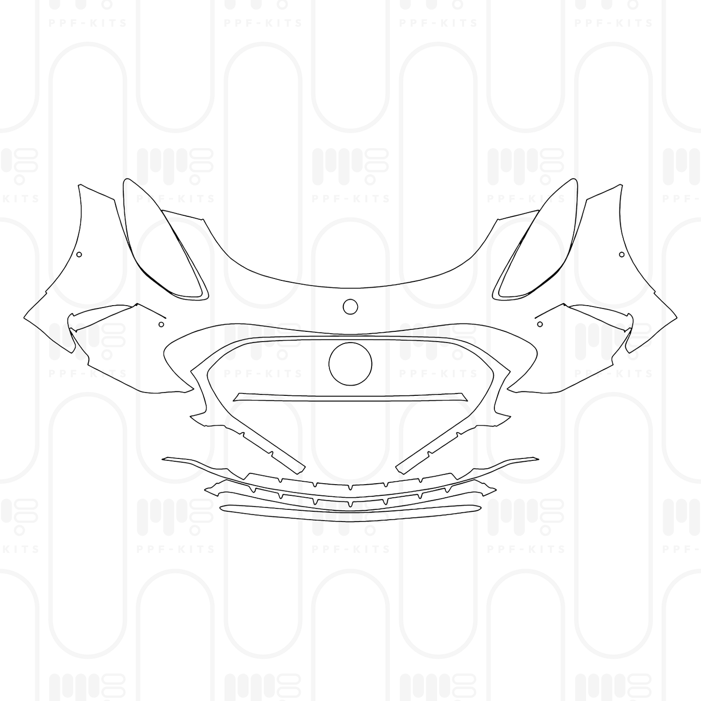 PPF prédécoupé Mercedes-Benz AMG GT 2-Door AMG GT 63 S E Performance 2026