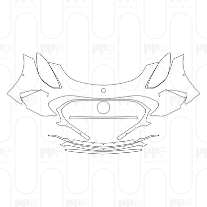 PPF prédécoupé Mercedes-Benz AMG GT 2-Door AMG GT 63 S E Performance 2026