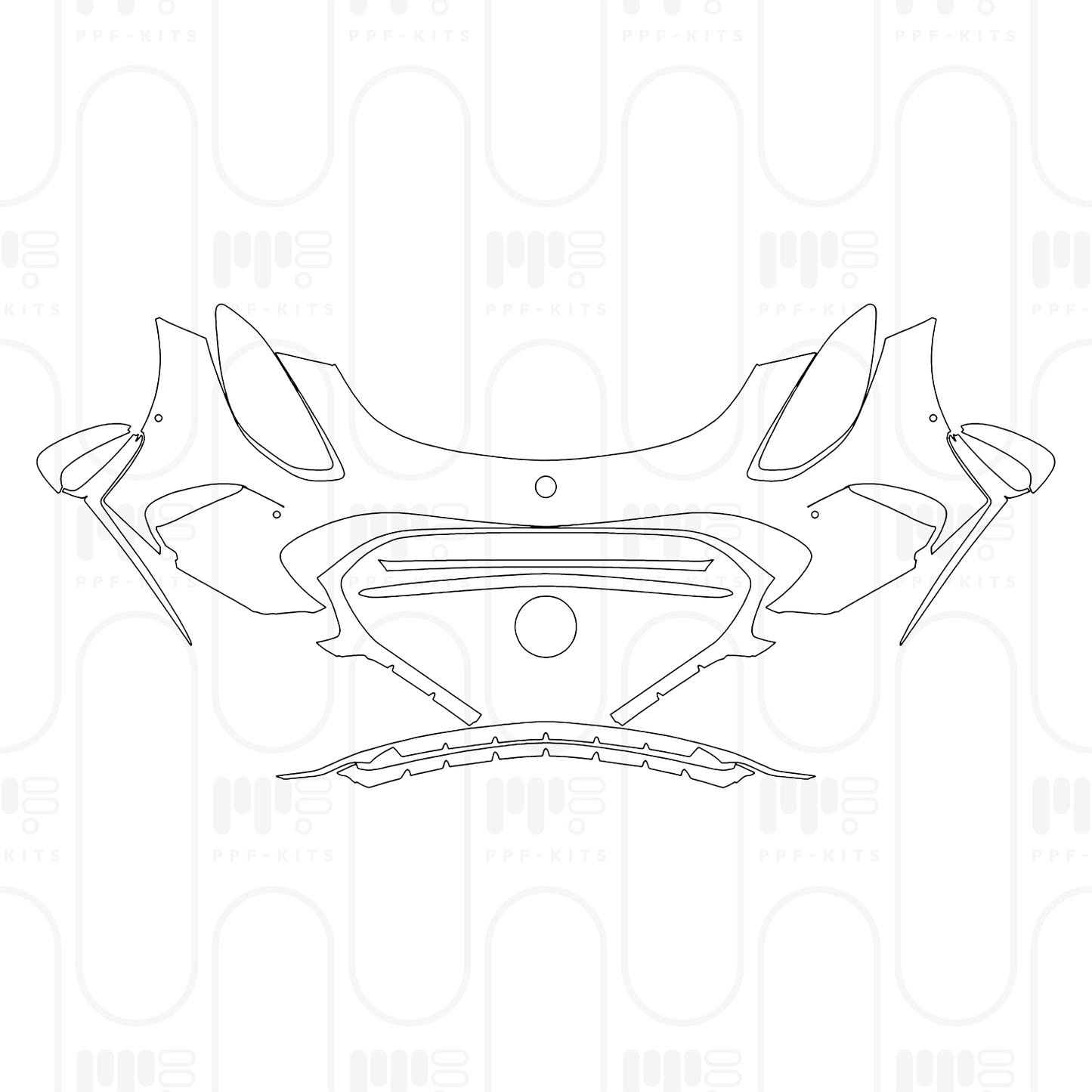 PPF prédécoupé Mercedes-Benz AMG GT 2-Door AMG GT 63 S E Performance 2026