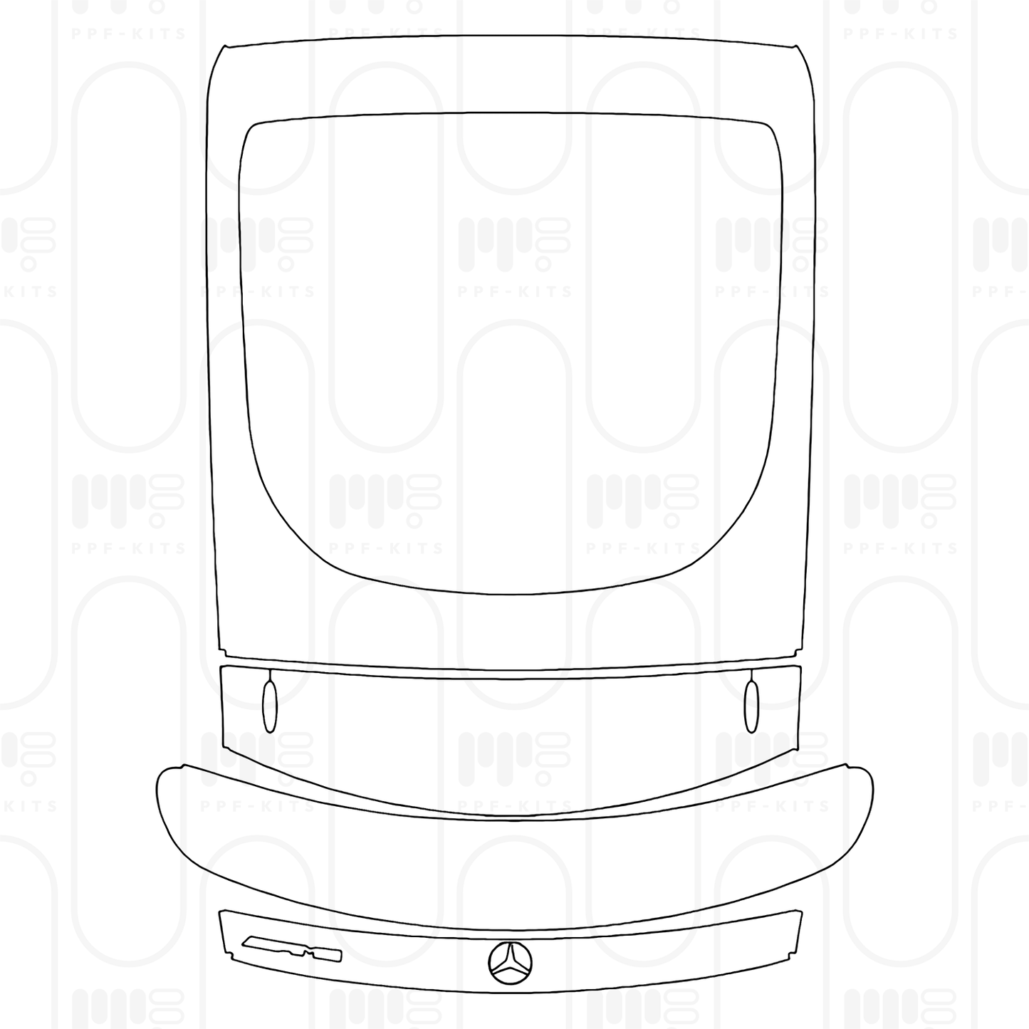 PPF prédécoupé Mercedes-Benz AMG GT 2-Door AMG GT 55 2026