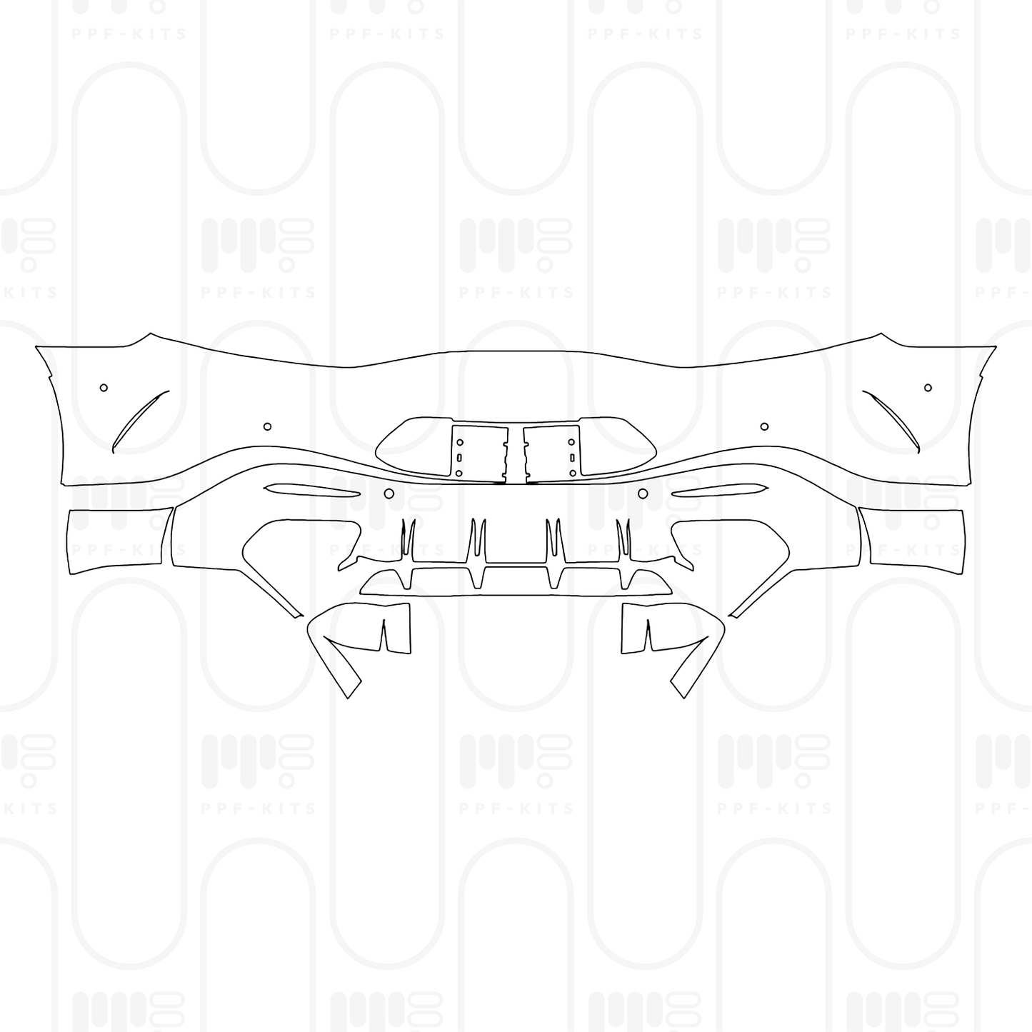 PPF prédécoupé Mercedes-Benz AMG GT 2-Door AMG GT 55 2026