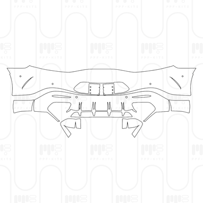 PPF prédécoupé Mercedes-Benz AMG GT 2-Door AMG GT 55 2026